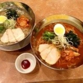 こく旨スープのちゅるしこ赤冷麺(寄って美亭 美旨 )