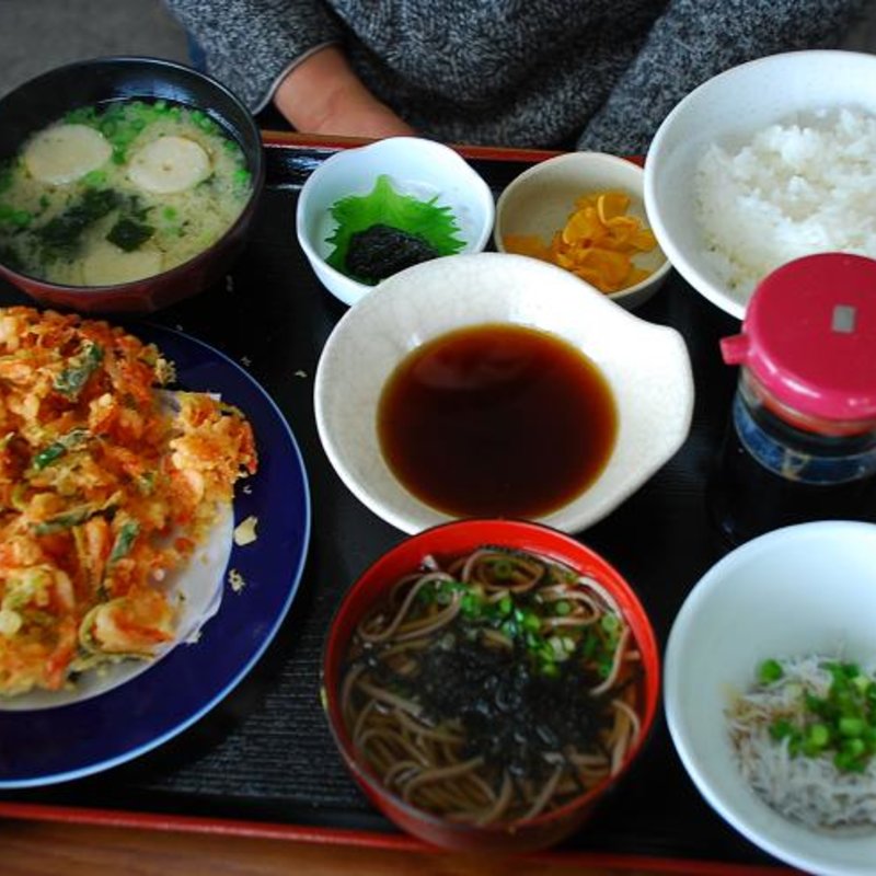 かき揚げ定食(富久屋 )