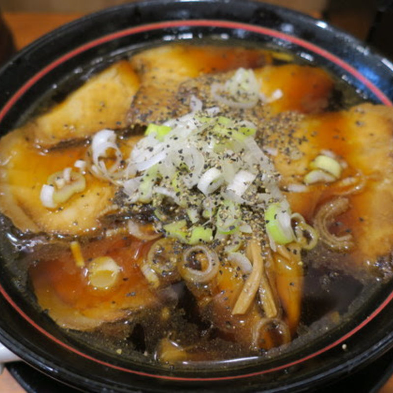 富山ブラックラーメン肉多め(富山ブラックラーメン くろべえ)