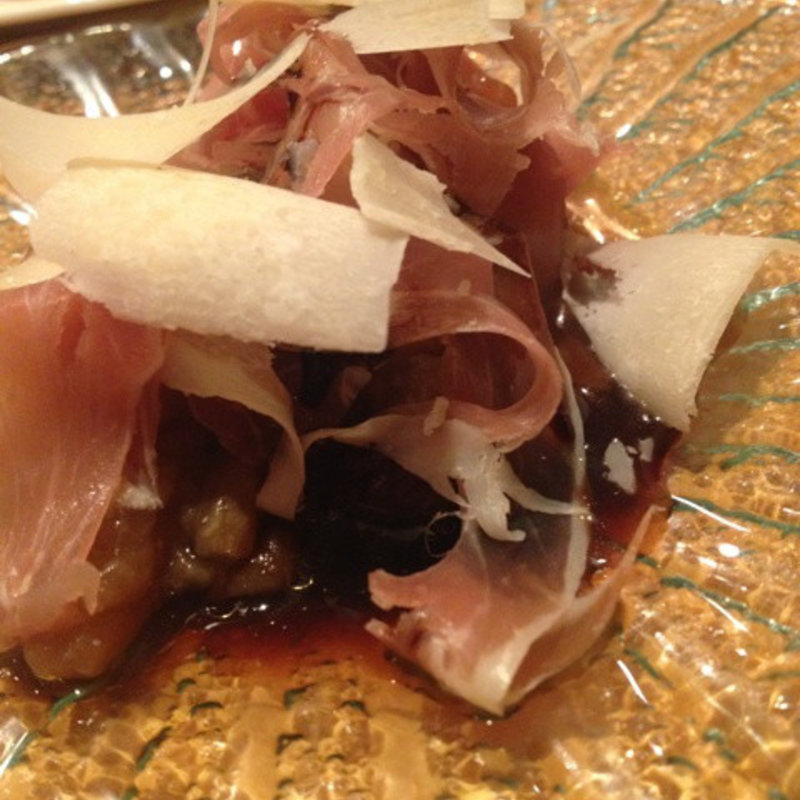 ナスの生ハム添え(寿)