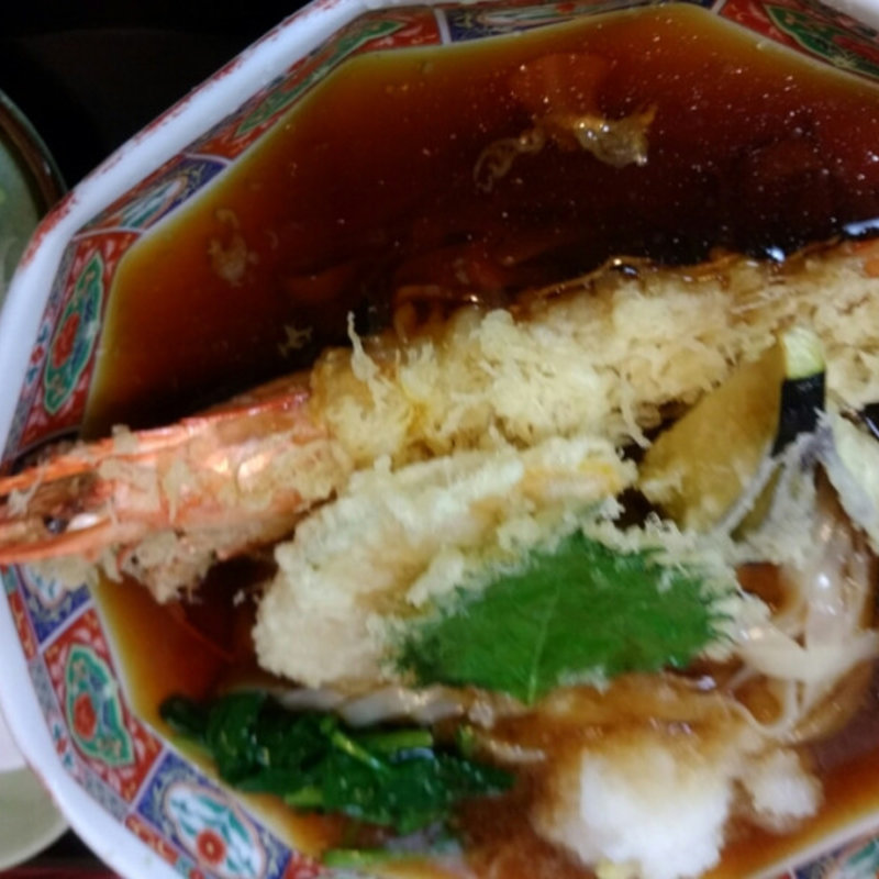 えびおろしきしめん(寿司辰)