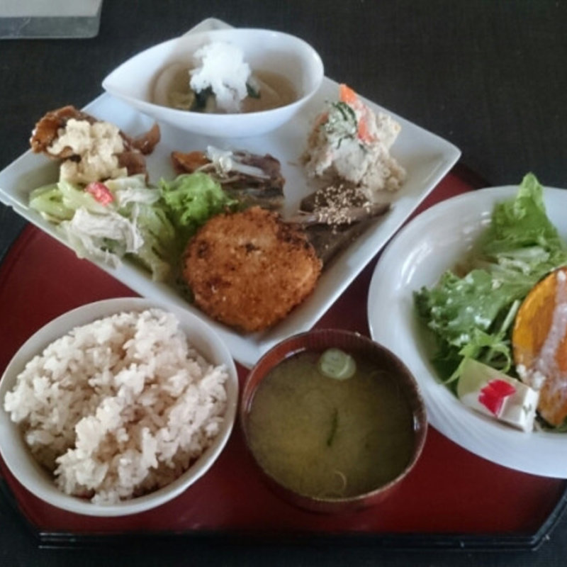 ヘルシーランチ(小さな小さなしあわせ処 ましらこ)