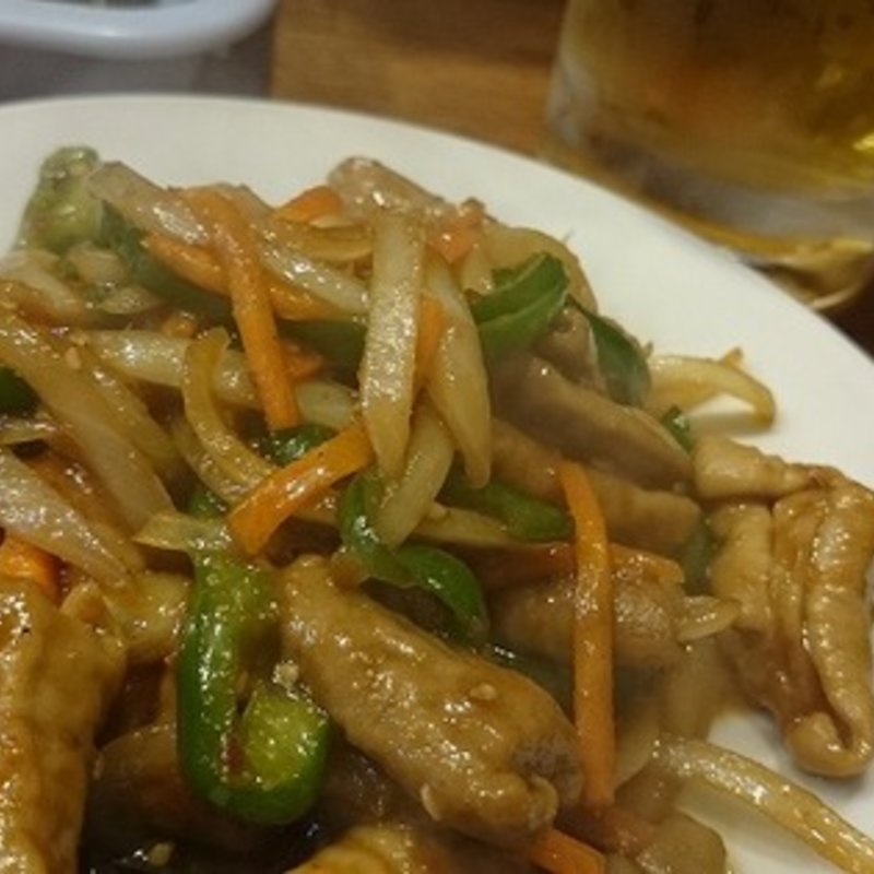 やわらか豚ホルモン炒め(小太郎 山形屋台村 )