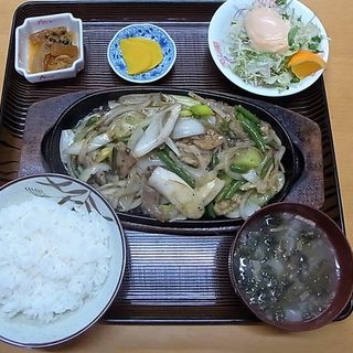 馬塩ホルモン定食(小笠原食堂 )