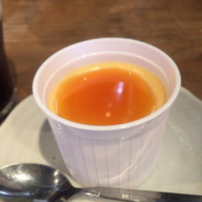 地鶏玉子のプリン(福岡 小野の離れ)