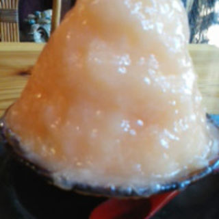 桃のかき氷(尼ヶ坂 )