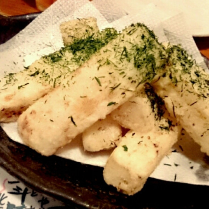 長芋の天ぷら(居酒商 古典家)