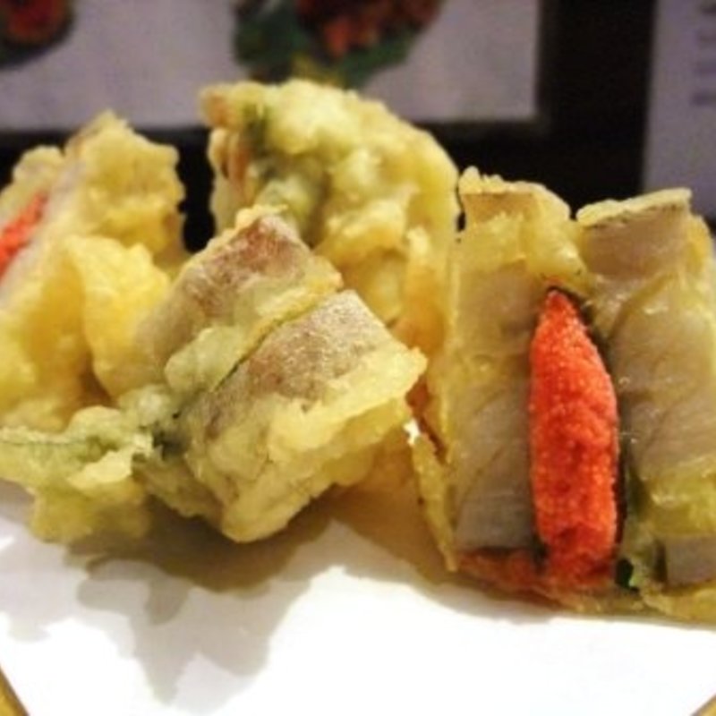 レンコン明太はさみ揚げ(居酒屋 えんむすび )