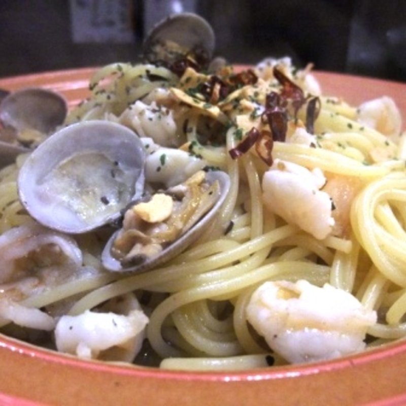 海鮮ペペロンチーノ(居酒屋 えんむすび )