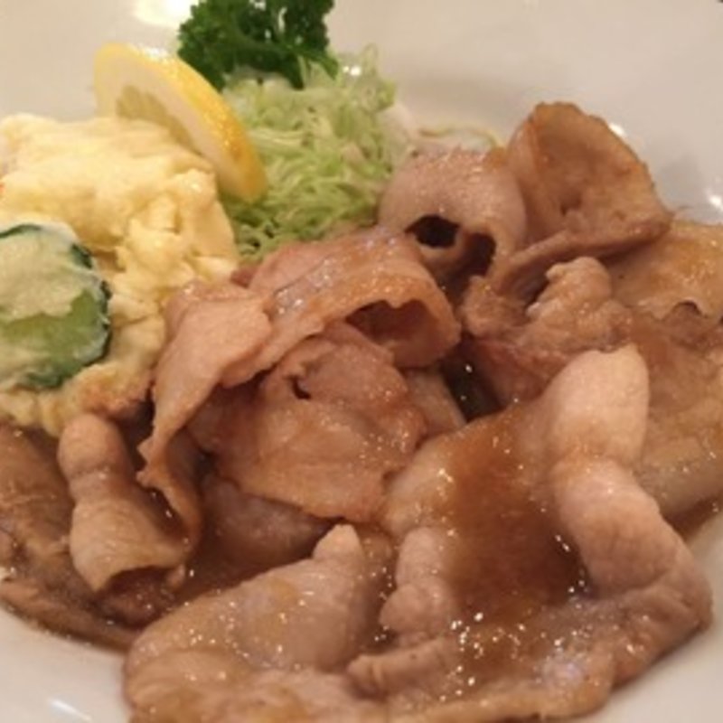 豚の生姜焼き(居酒屋 三悟晶)