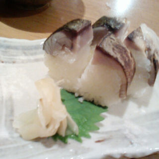 炙り鯖寿司(居酒屋 岡田屋五郎)