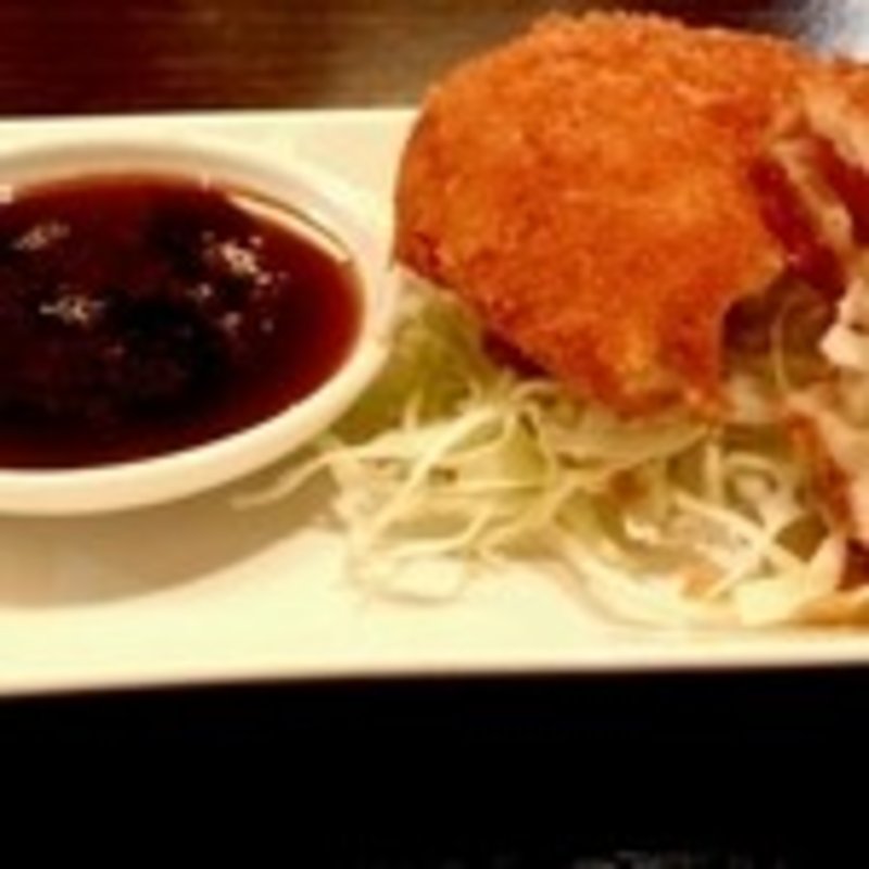 にほんいちのカニクリームコロッケ(居酒屋 楽が気 新橋本店)