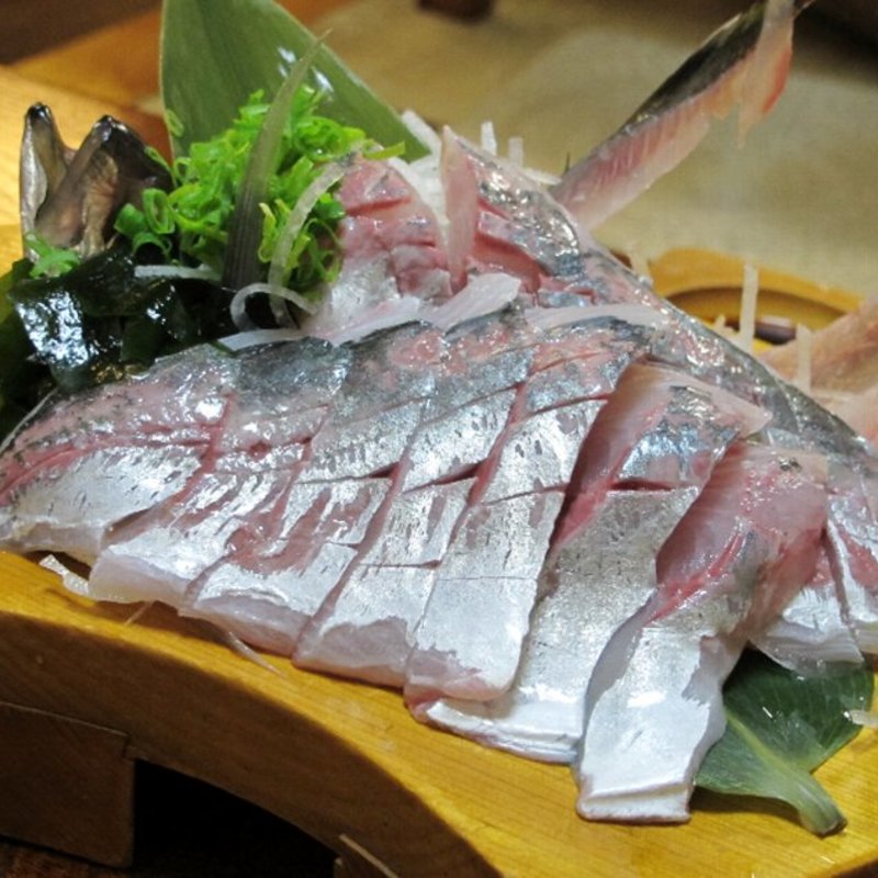 鯵の刺身(居酒屋おかめ )