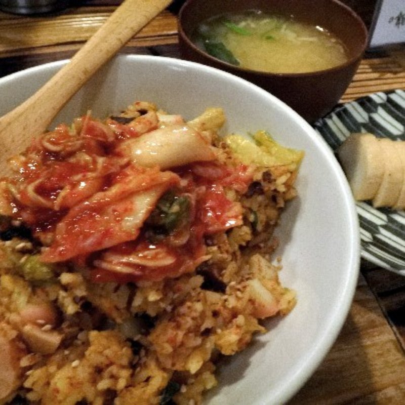 キムチチャーハン(居酒屋大器)