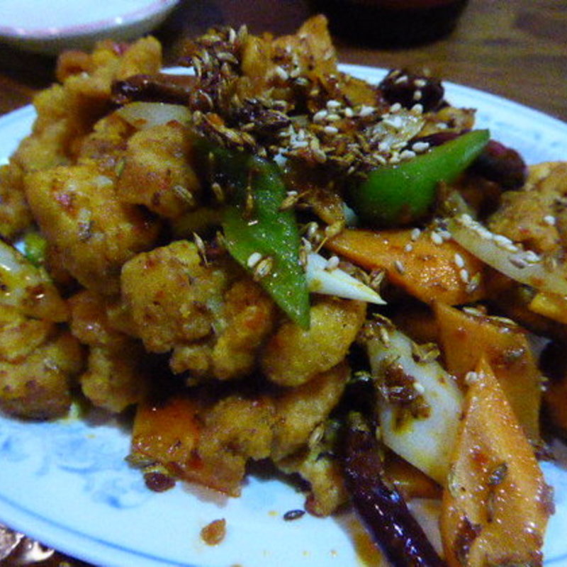 鶏ももの辛味炒め(居酒屋火麒麟 )