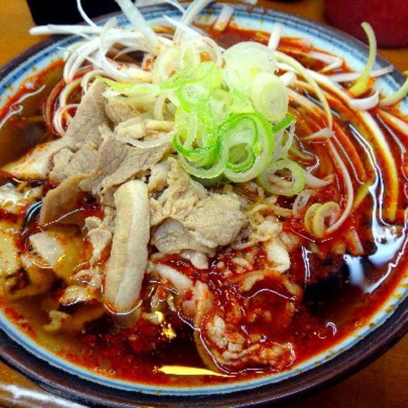 地獄肉ネギそば(山一 )