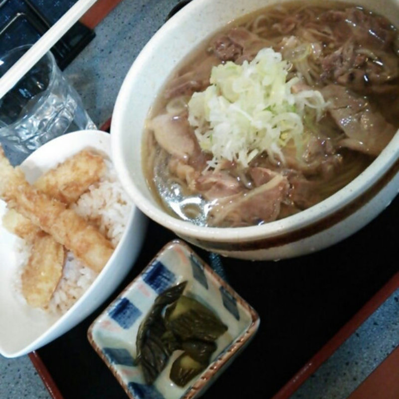 肉そば＆天丼(山形一寸亭 （やまがたちょっとてい）)