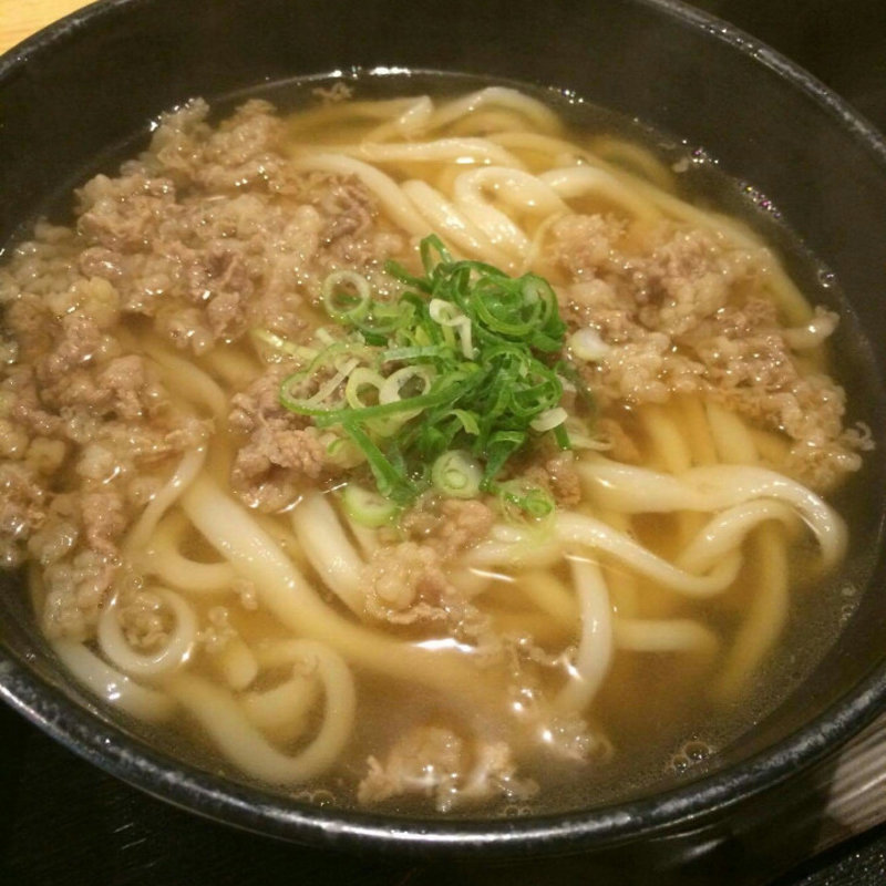 和牛肉うどん(うどんと天ぷら 山斗)