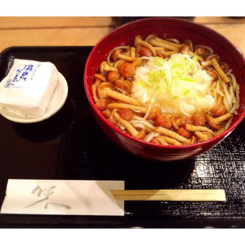 なめこそば 温(山背 )