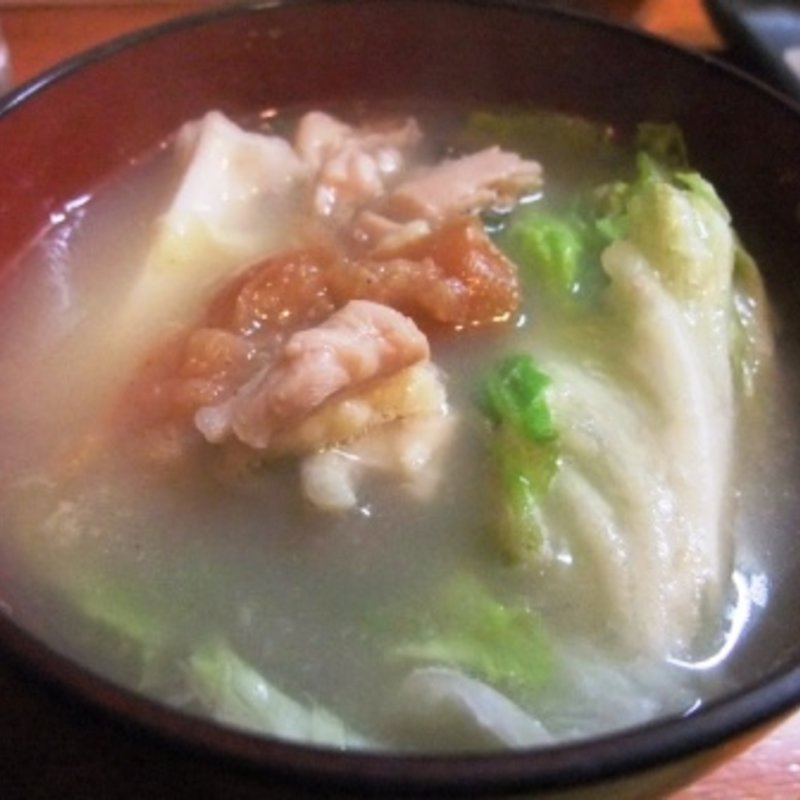 キジうめスープ(山鳥 )