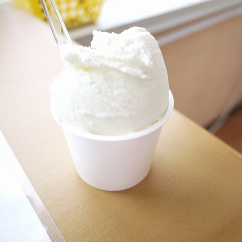 牛乳のジェラート(岩瀬牧場 ジェラードショップ )