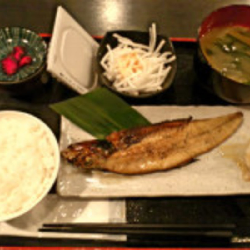 日替わり定食(川崎のひもの屋)