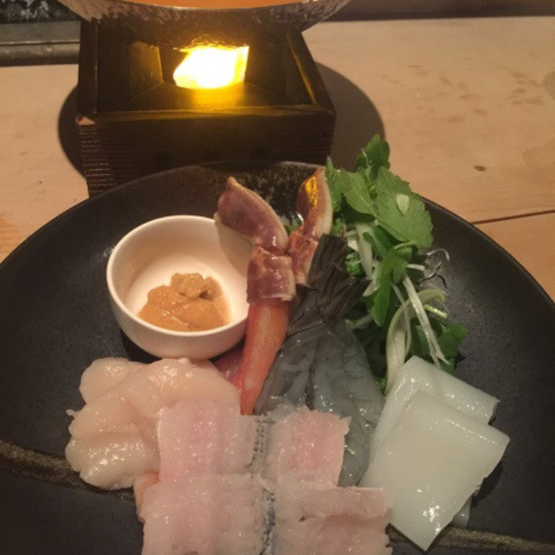 究極の贅沢・うにしゃぶ付コース(工藤)