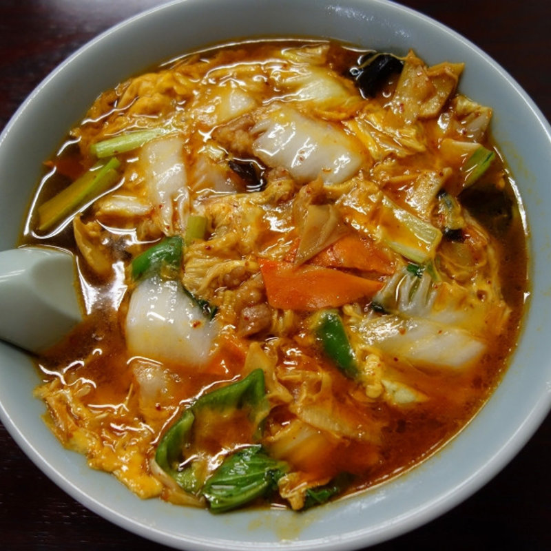 五目玉子ちらしそば(（株）市場三幸)