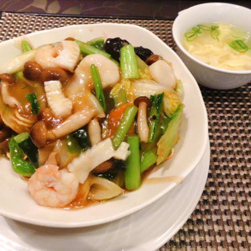 海鮮揚げそば(帝塚山グランパ )