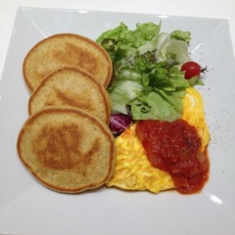 パンケーキ＆たなかオムレツ(幸せのパンケーキ 表参道店)