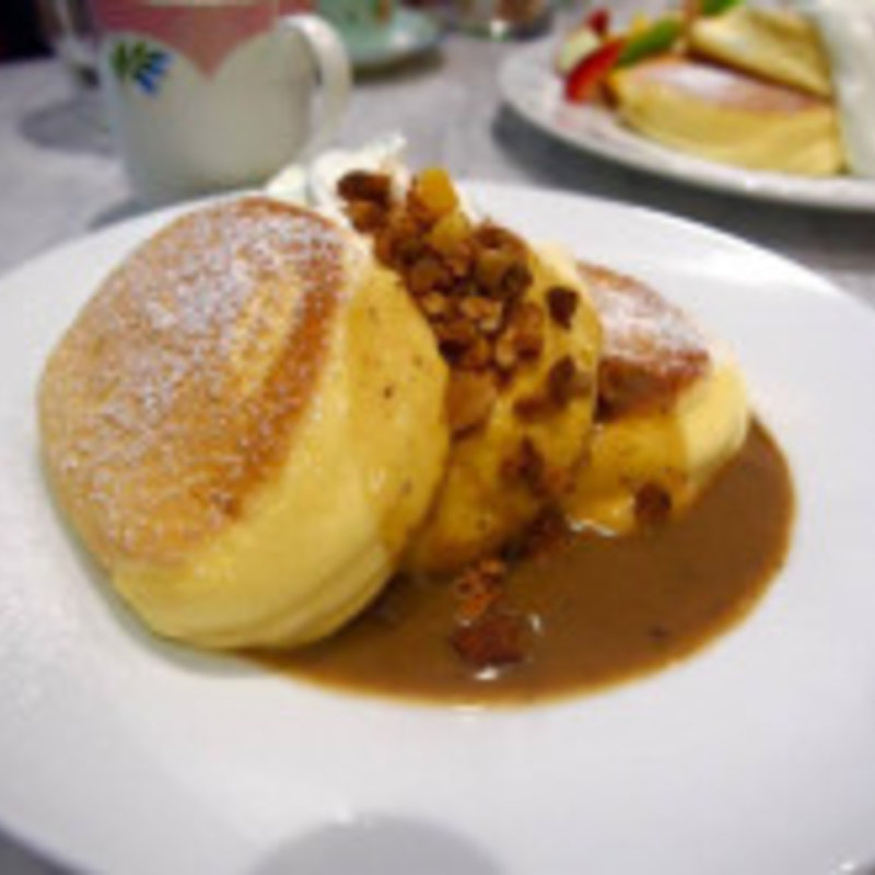 紅茶ミルクのパンケーキ(幸せのパンケーキ 表参道店)