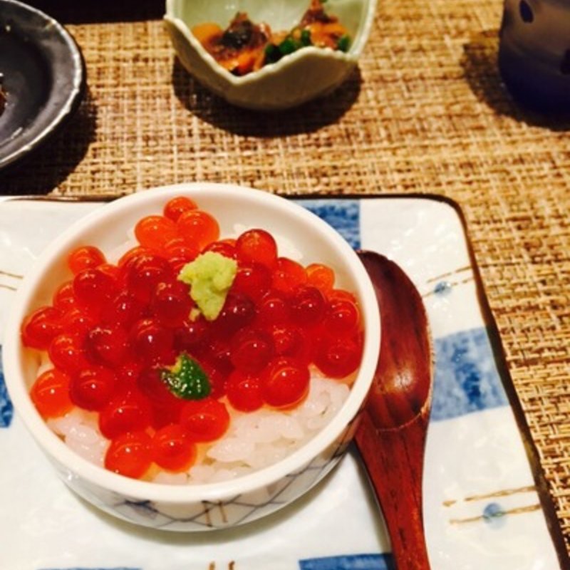 生イクラの醤油漬け(幸ちゃん寿司)