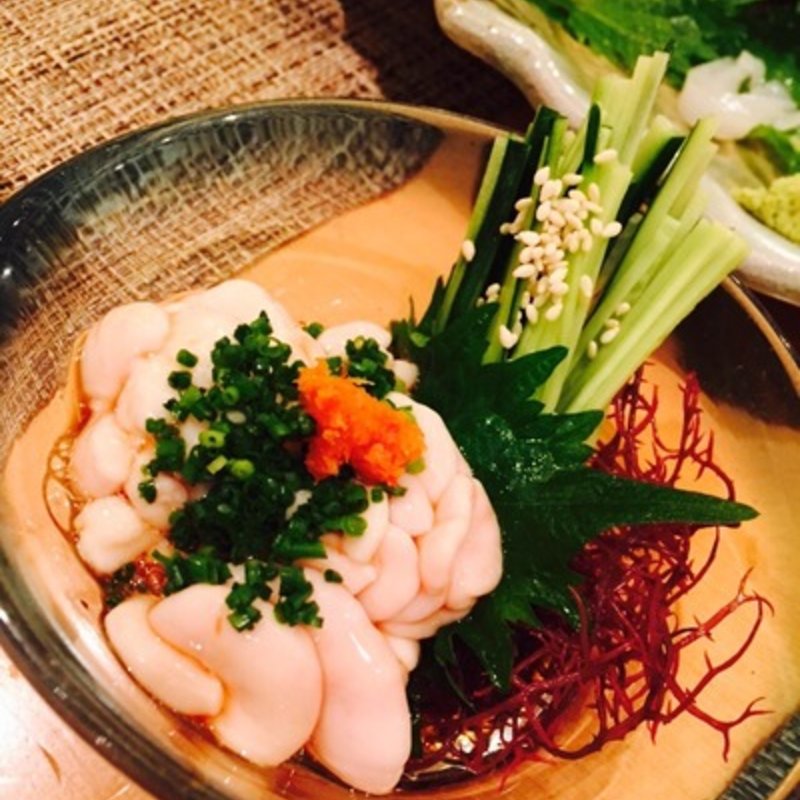 白子ポン酢(幸ちゃん寿司)