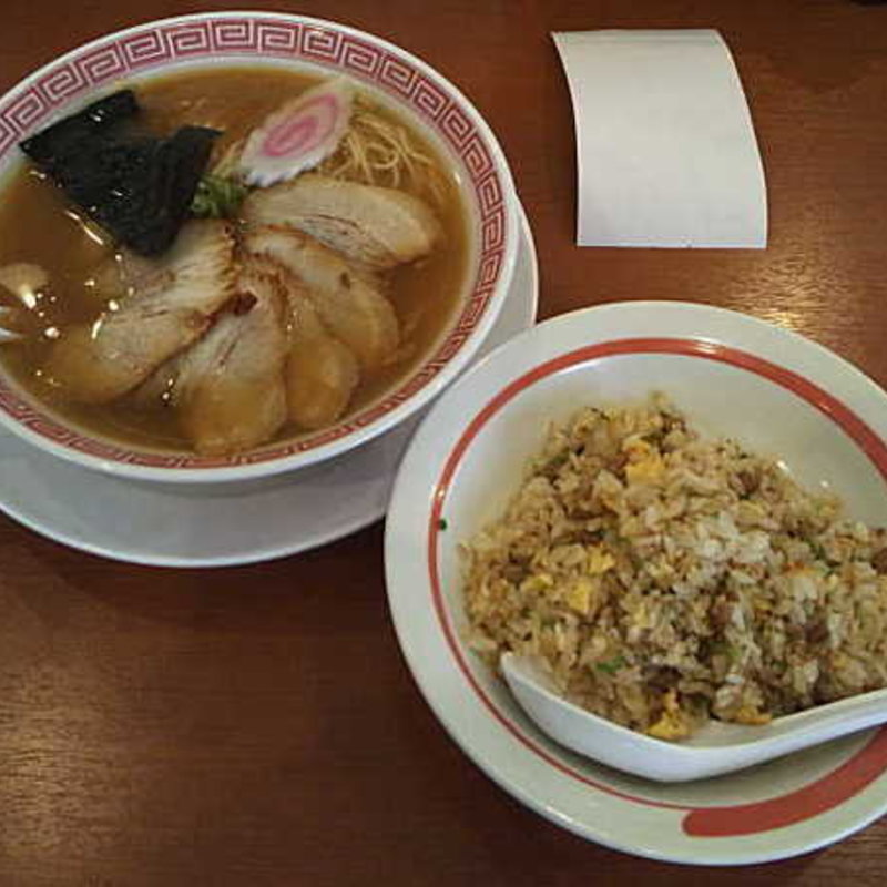 醤油らーめん「司」半チャーハンランチ(幸楽苑 南吉成店 )