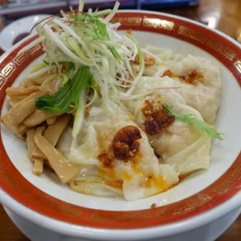 海老雲呑まぜそば(広州市場 中目黒店)