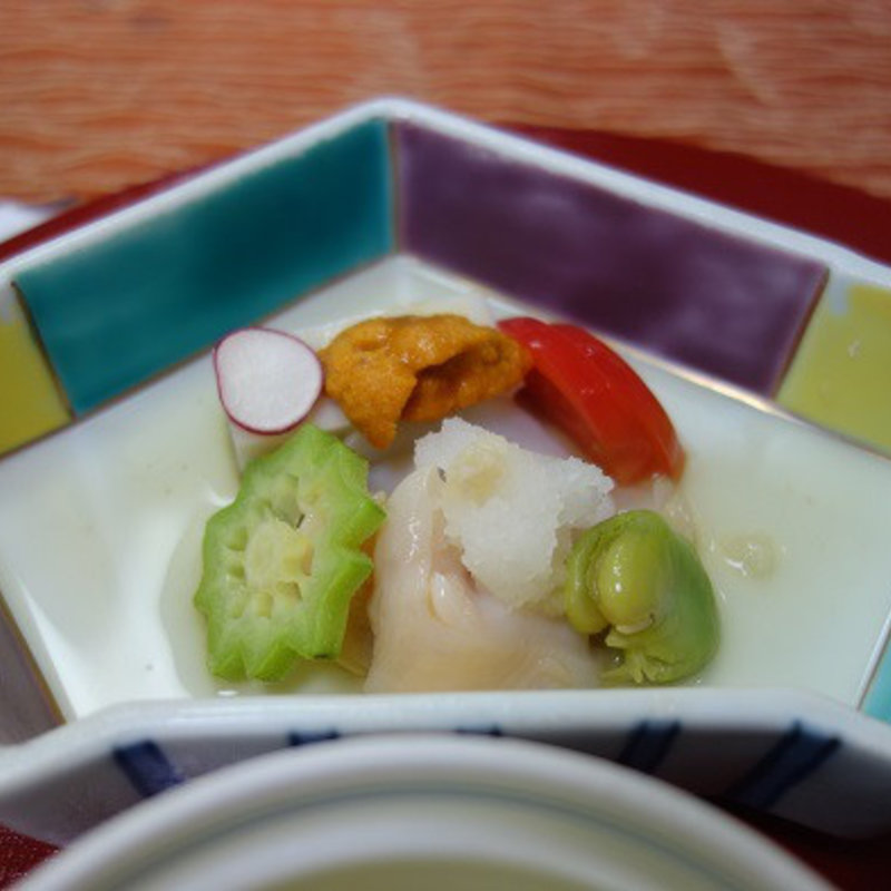 梅貝みぞれ酢がけ(延楽 )