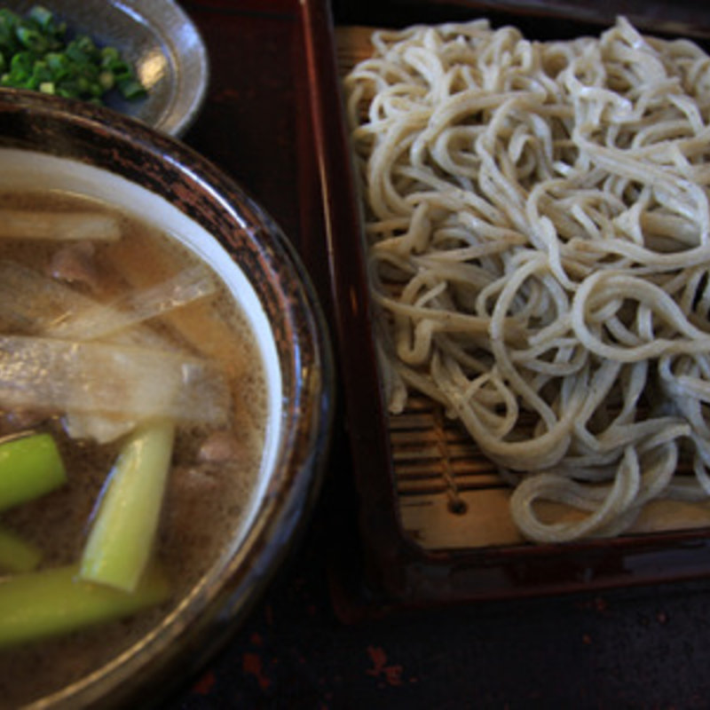 鴨汁の盛り蕎麦（大盛り）(彦庵 )