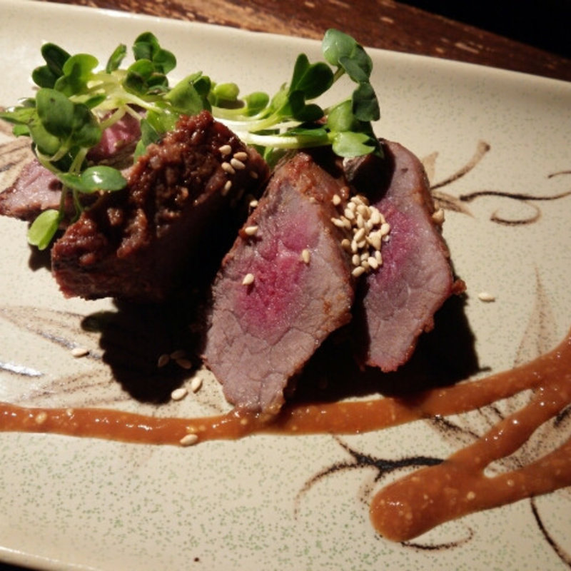 牛モモ西京ステーキ(彩玄)