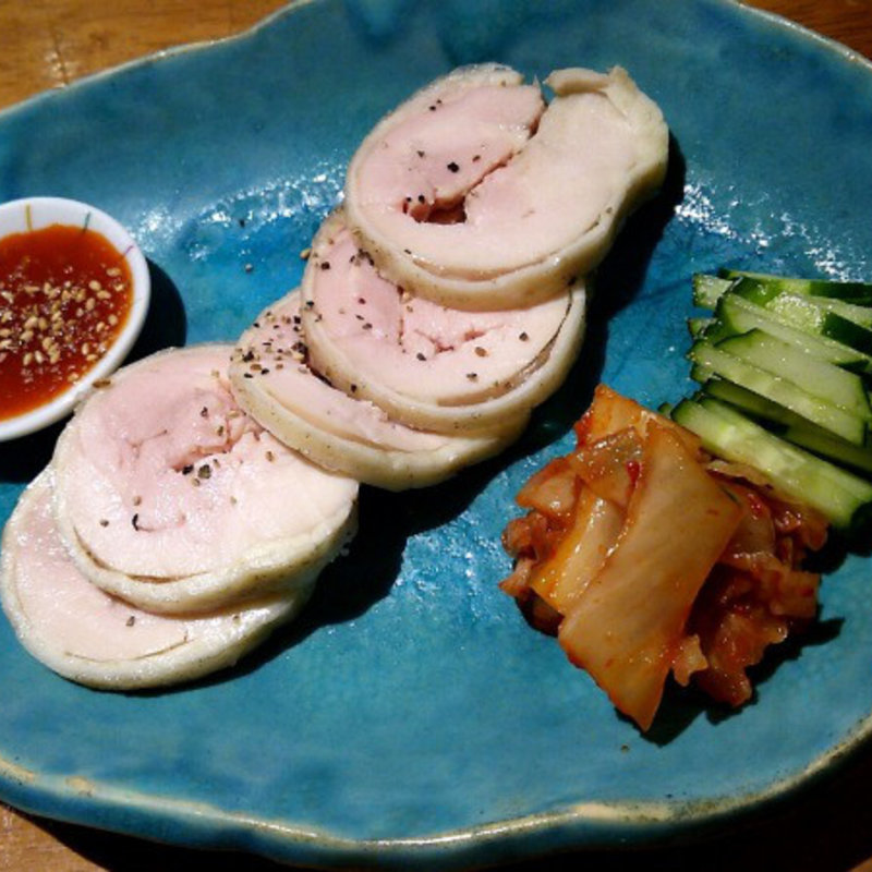 蒸し鶏(彩食韓味 李園)