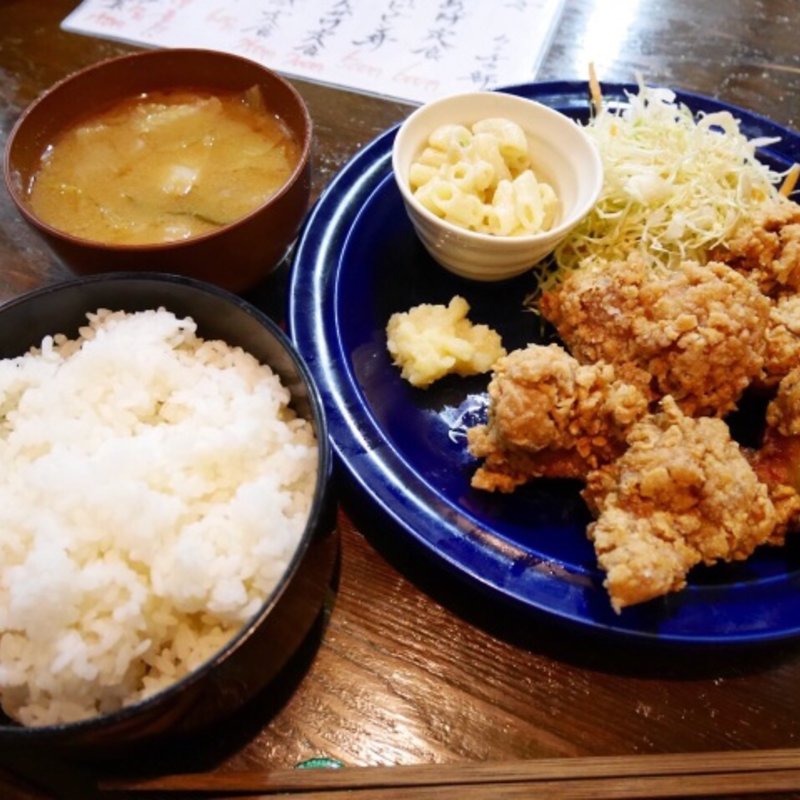 鶏もものからあげ定食(彩)