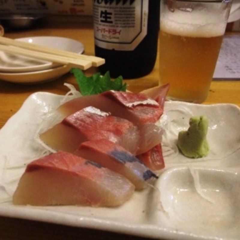 ツバス刺身(得一 谷九店)