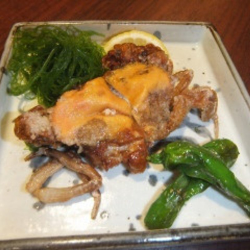 ソフトシェル唐揚げ(日本橋かに福 本店)