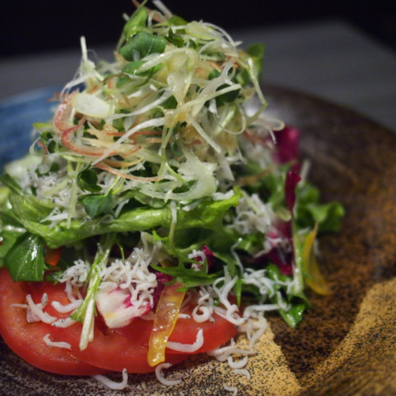 じゃこと水菜の越後風サラダ(御楽)