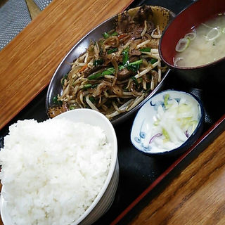 レバニラ定食(徳次郎食堂 岩瀬店 )