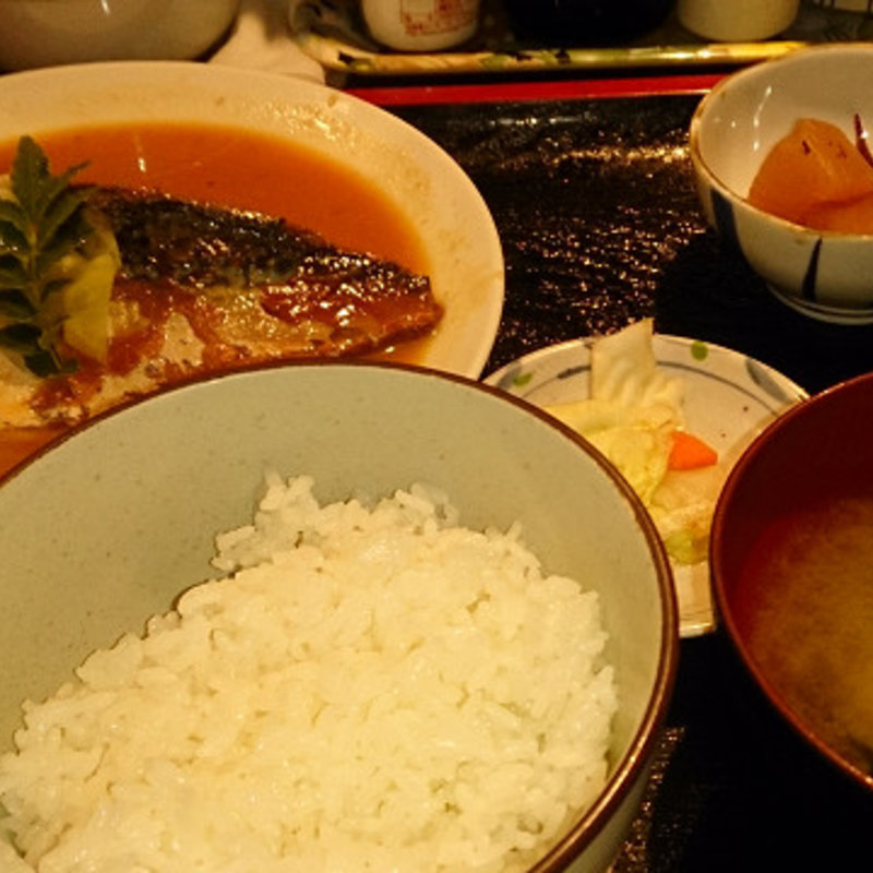 鯖の味噌煮定食(志摩)