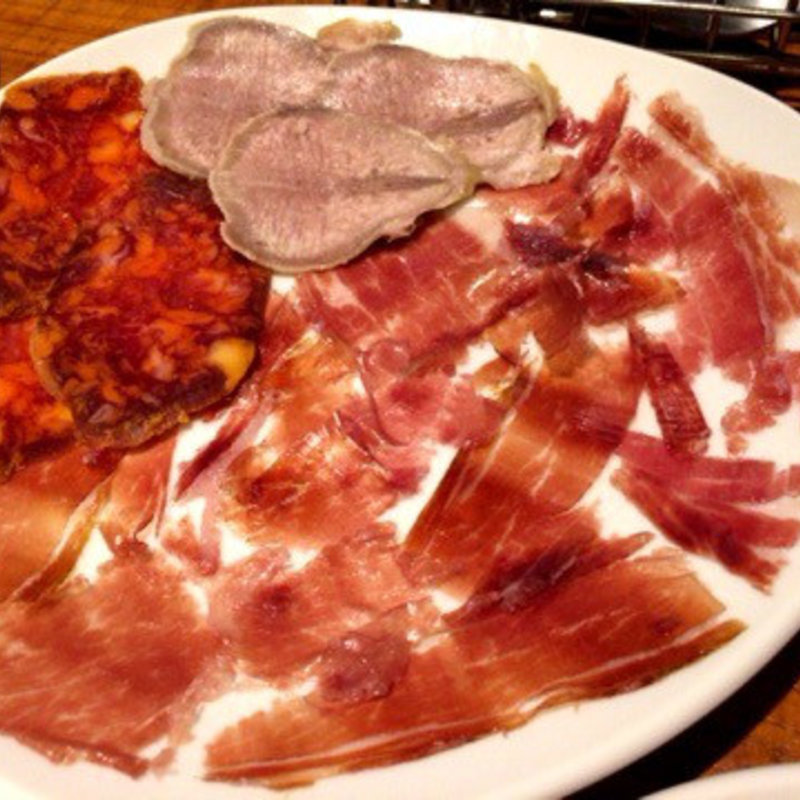 イベリコ豚の生ハム3種盛合せ(ボデガス ガパ)