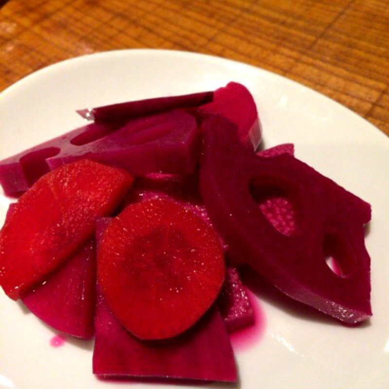 根菜のピクルス(ボデガス ガパ)