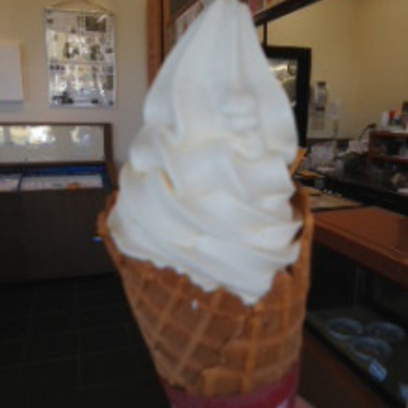 栗ソフトクリーム(恵那川上屋 本社恵那峡店 )