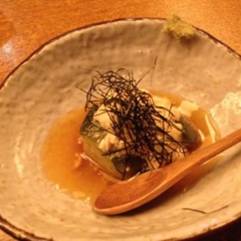 賀茂ナスと湯葉のひやしあんかけ(情熱食彩 京色 （きょうしょく）)