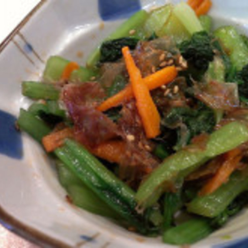 小松菜おひたし(惣菜居酒屋　河ちゃん)